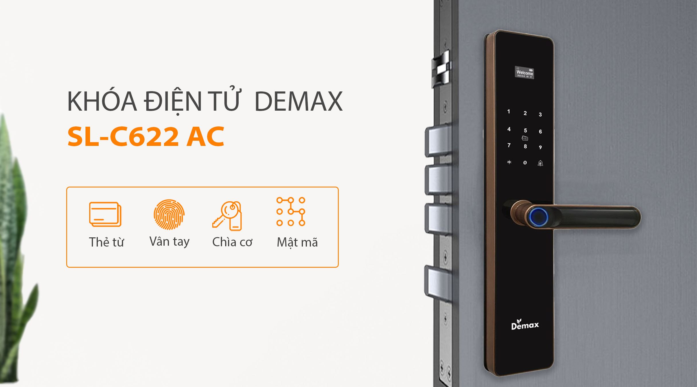 Cách mở khóa Demax EL-C622 AC